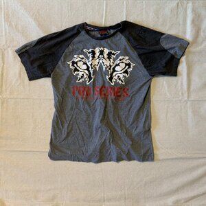 TapOut Shirt Mens Large Gray Pro Series Breathable Short Sleeve Lightweight